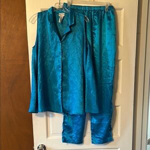 Adonna Teal Pajama Set